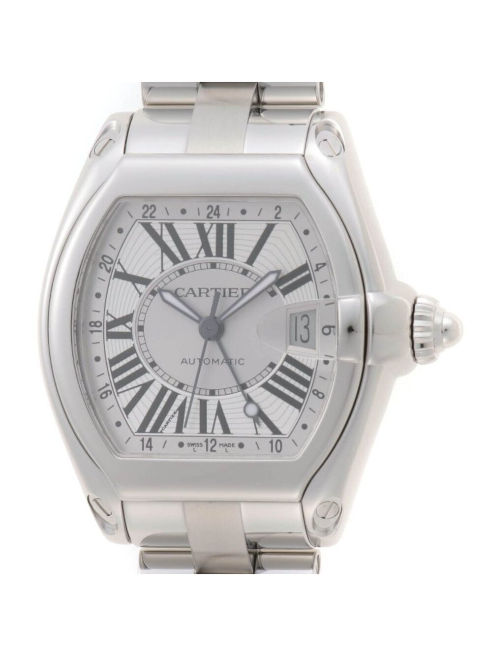 Cartier Loadstar GMT Stainless Silver